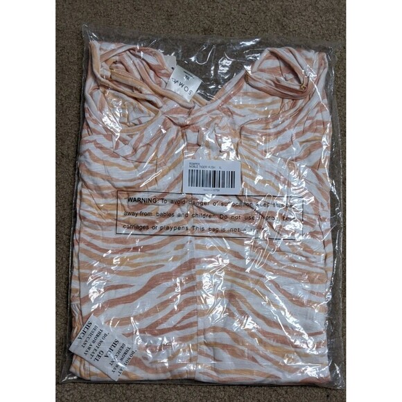 NWT~Women's SOMA Cool Nights Cozy Slub Romper in NOBLE TIGER HUSH XL - Picture 6 of 9